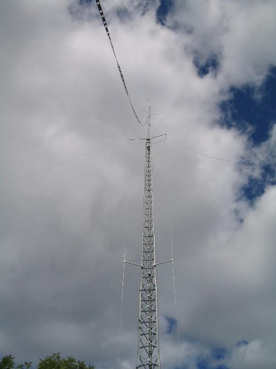 Another view of the antenna tower